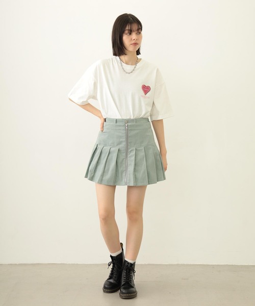 MILKFED.（ミルクフェド）の「ICING HEART-SHAPED COOKIES S/S TEE（Tシャツ/カットソー・レディース・ブラック/ライトピンク/ホワイト・M/L）」の7枚目の写真