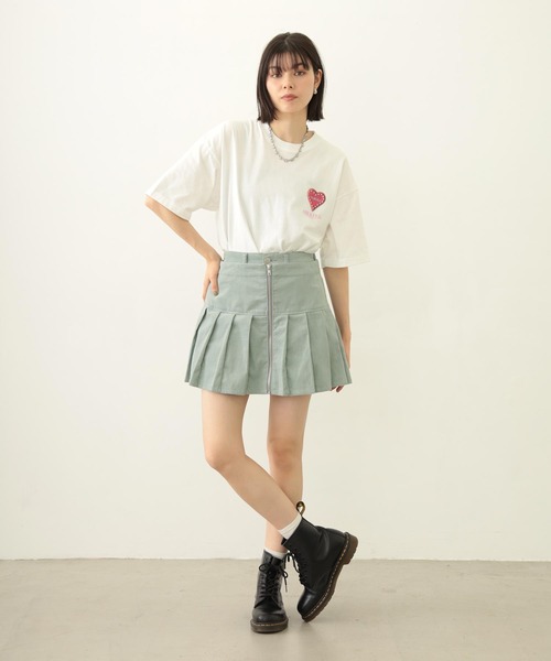 MILKFED.（ミルクフェド）の「ICING HEART-SHAPED COOKIES S/S TEE（Tシャツ/カットソー・レディース・ブラック/ライトピンク/ホワイト・M/L）」の8枚目の写真