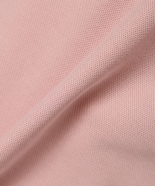 F i.n.t（フィント）の「チェックネクタイ付きクレリックポロシャツ【1枚で快適】/ fint　フィント（ポロシャツ・レディース・ブルー/ミント/ピンク・FREE）」の10枚目の写真