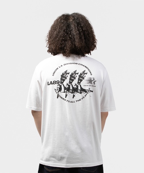 UNION(UNION TOKYO)(ユニオン)の「UNION TOKYO DIVISION TEE ユニオントーキョー(Tシャツ/カットソー・メンズ・ホワイト系その他/ブラック・SMALL/MEDIUM/LARGE/X-LARGE/XX-LARGE)」の1枚目の写真
