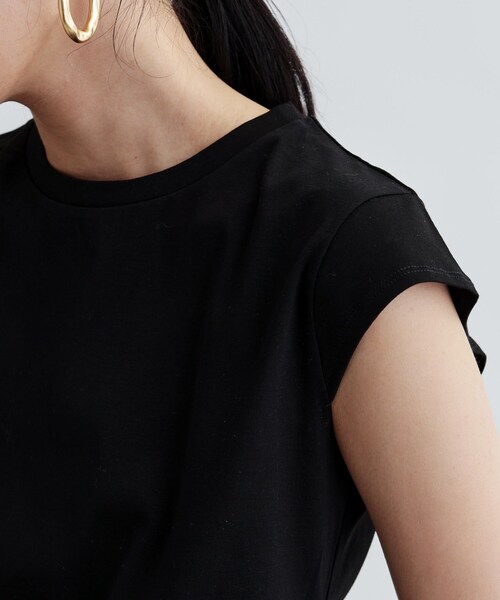 GALLEST（ギャレスト）の「イレギュラーシャーリングヘムカットソー（Tシャツ/カットソー・レディース・ホワイト/ブラック/レッド系1・38）」の22枚目の写真