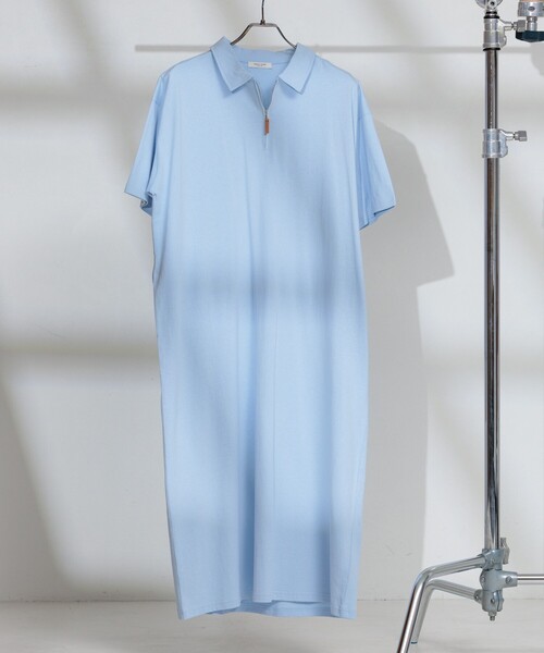 セール】ハーフジップポロワンピース【限定展開】（ワンピース