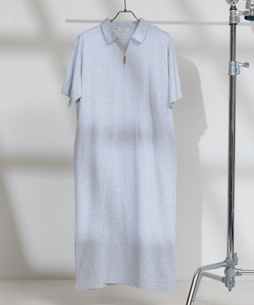 セール】ハーフジップポロワンピース【限定展開】（ワンピース