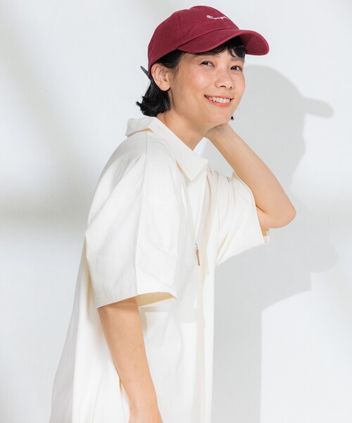 PGG ストライプ ハーフジップ ワンピース PGG ストライプ ハーフジップ ワンピース