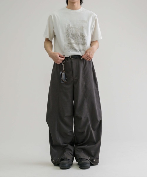 EPNK（イーピーエヌケー）の「【EPNK】Crack graphic tee / クラックグラフィックTee（Tシャツ/カットソー・メンズ・ブラック/杢グレー/オフホワイト・SMALL/LARGE/MEDIUM）」の15枚目の写真