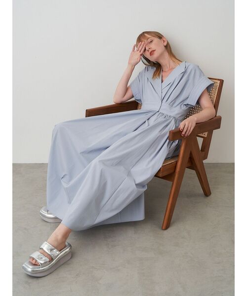 ELENDEEK（エレンディーク）の「ダブルバンドサンダル（サンダル・レディース・シルバー/ブラック・37/38）」の6枚目の写真