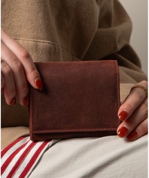 Hallelujah（ハレルヤ）の「ミニ財布 かぶせ蓋 FOLIO プルアップレザー（財布）」