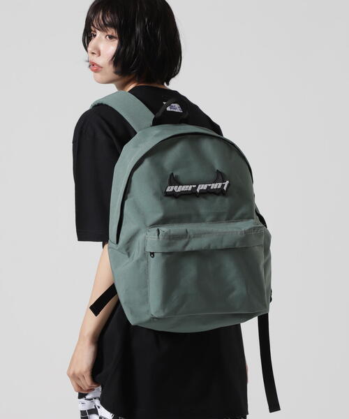 over print(オーバープリント)の「overprint/オーバープリント/SATAN BACKPACK(バックパック/リュック・レディース・ブラック/ネイビー/ブラウン/オリーブ系/カーキ・F)」の5枚目の写真