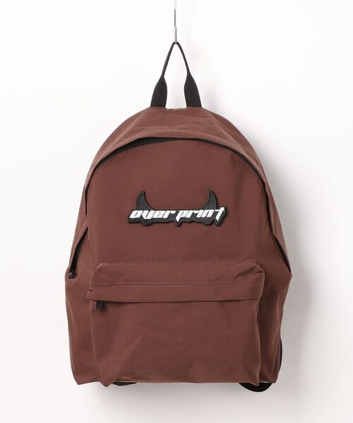 over print(オーバープリント)の「overprint/オーバープリント/SATAN BACKPACK(バックパック/リュック・レディース・ブラック/ネイビー/ブラウン/オリーブ系/カーキ・F)」の3枚目の写真
