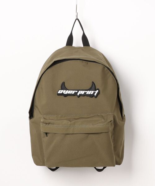 over print(オーバープリント)の「overprint/オーバープリント/SATAN BACKPACK(バックパック/リュック・レディース・ブラック/ネイビー/ブラウン/オリーブ系/カーキ・F)」の4枚目の写真