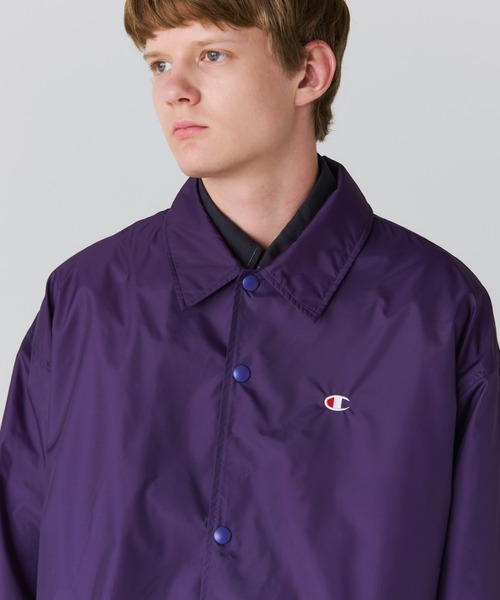 Champion（チャンピオン）の「【Champion/チャンピオン】直営限定コレクション メンズ コーチジャケット（その他アウター・メンズ・パープル/グレー系1/ブラック/アーミー/ブラウン・SMALL/MEDIUM/X-LARGE/LARGE）」の13枚目の写真