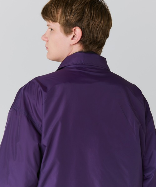 Champion（チャンピオン）の「【Champion/チャンピオン】直営限定コレクション メンズ コーチジャケット（その他アウター・メンズ・パープル/グレー系1/ブラック/アーミー/ブラウン・SMALL/MEDIUM/X-LARGE/LARGE）」の8枚目の写真