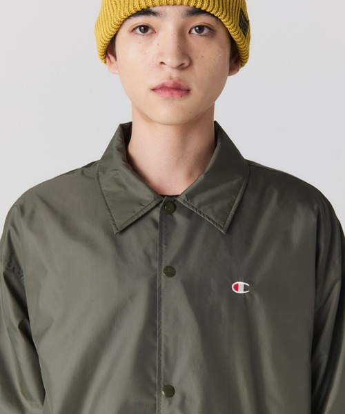 Champion（チャンピオン）の「【Champion/チャンピオン】直営限定コレクション メンズ コーチジャケット（その他アウター・メンズ・パープル/グレー系1/ブラック/アーミー/ブラウン・SMALL/MEDIUM/X-LARGE/LARGE）」の15枚目の写真