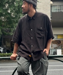 NATAL DESIGN 半袖シャツ M グレー natal design ネイタルデザイン NATAL DESIGN シャツ 半袖