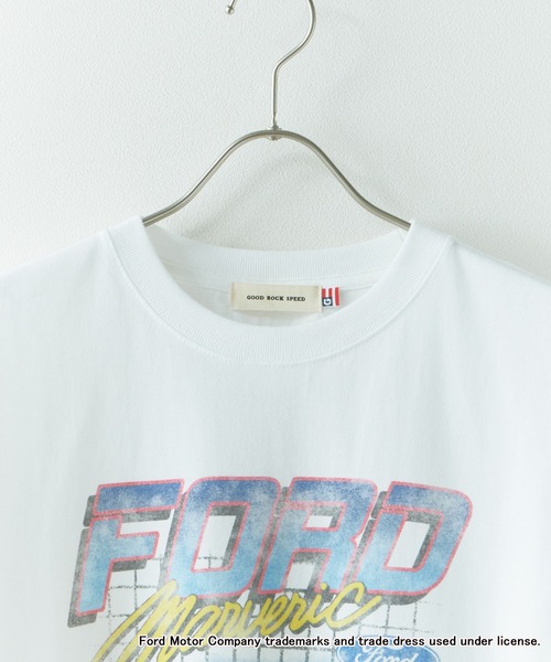 GOOD ROCK SPEED(グッドロックスピード)の「GOOD ROCK SPEED/グッドロックスピード FORD Tshirts Tシャツ メンズ 秋物 秋服 2026年秋冬(Tシャツ/カットソー・メンズ・ホワイト・M/L/XL)」の3枚目の写真