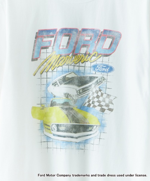 GOOD ROCK SPEED(グッドロックスピード)の「GOOD ROCK SPEED/グッドロックスピード FORD Tshirts Tシャツ メンズ 秋物 秋服 2026年秋冬(Tシャツ/カットソー・メンズ・ホワイト・M/L/XL)」の4枚目の写真