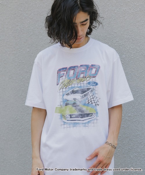 GOOD ROCK SPEED(グッドロックスピード)の「GOOD ROCK SPEED/グッドロックスピード FORD Tshirts Tシャツ メンズ 秋物 秋服 2026年秋冬(Tシャツ/カットソー・メンズ・ホワイト・M/L/XL)」の8枚目の写真