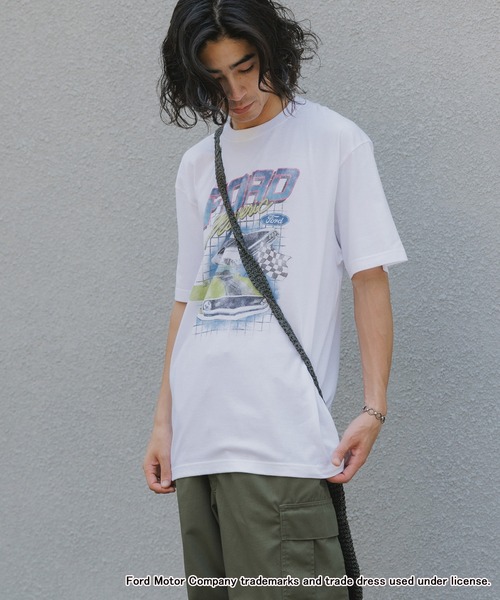 GOOD ROCK SPEED(グッドロックスピード)の「GOOD ROCK SPEED/グッドロックスピード FORD Tshirts Tシャツ メンズ 秋物 秋服 2026年秋冬(Tシャツ/カットソー・メンズ・ホワイト・M/L/XL)」の10枚目の写真