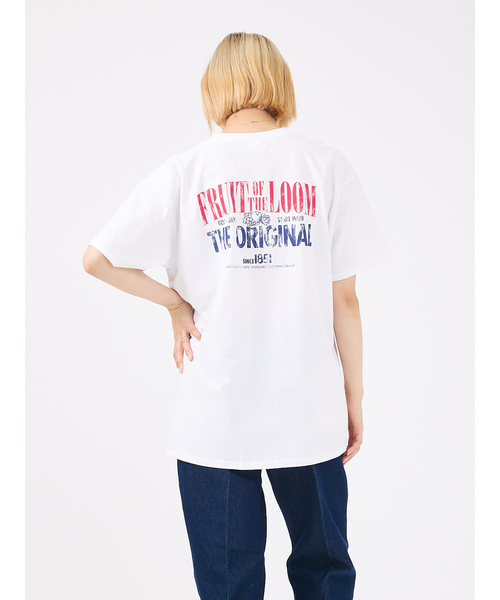 ABAHOUSE（アバハウス）の「【FRUIT OF THE LOOM/フルーツ オブ ザ ルーム】 classic logoTシャツ/vintage logoプリント/【WEB限定】（Tシャツ/カットソー・メンズ・ホワイト系その他/ブラック系その他/グレー系その他/ホワイト系その他2/ブラック系その他2/グレー系その他2・M/L/XL）」の2枚目の写真