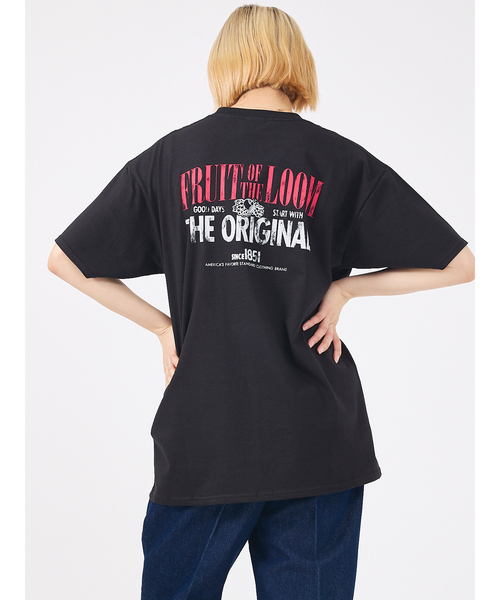 ABAHOUSE（アバハウス）の「【FRUIT OF THE LOOM/フルーツ オブ ザ ルーム】 classic logoTシャツ/vintage logoプリント/【WEB限定】（Tシャツ/カットソー・メンズ・ホワイト系その他/ブラック系その他/グレー系その他/ホワイト系その他2/ブラック系その他2/グレー系その他2・M/L/XL）」の4枚目の写真