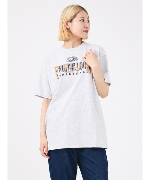 ABAHOUSE（アバハウス）の「【FRUIT OF THE LOOM/フルーツ オブ ザ ルーム】 classic logoTシャツ/vintage logoプリント/【WEB限定】（Tシャツ/カットソー・メンズ・ホワイト系その他/ブラック系その他/グレー系その他/ホワイト系その他2/ブラック系その他2/グレー系その他2・M/L/XL）」の6枚目の写真