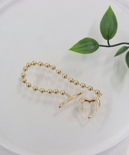 fredy emue（フレディエミュ）の「ハートマンテルボールチェーンブレス（ブレスレット・レディース・ゴールド/シルバー・FREE）」の5枚目の写真