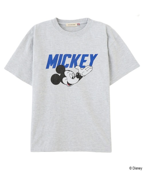 GOOD ROCK SPEED(グッドロックスピード)の「(GOOD ROCK SPEED)DISNEY/ S/S TEE(Tシャツ/カットソー・レディース・グリーン/グレー・ONE SIZE)」の2枚目の写真