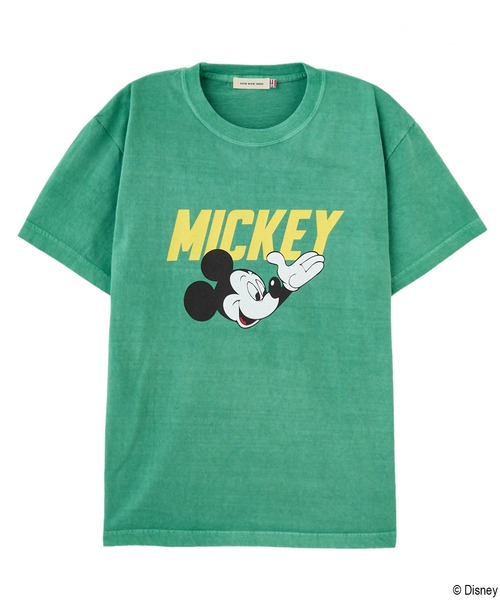 GOOD ROCK SPEED(グッドロックスピード)の「(GOOD ROCK SPEED)DISNEY/ S/S TEE(Tシャツ/カットソー・レディース・グリーン/グレー・ONE SIZE)」の1枚目の写真