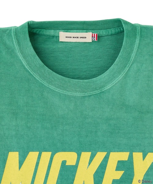GOOD ROCK SPEED(グッドロックスピード)の「(GOOD ROCK SPEED)DISNEY/ S/S TEE(Tシャツ/カットソー・レディース・グリーン/グレー・ONE SIZE)」の4枚目の写真