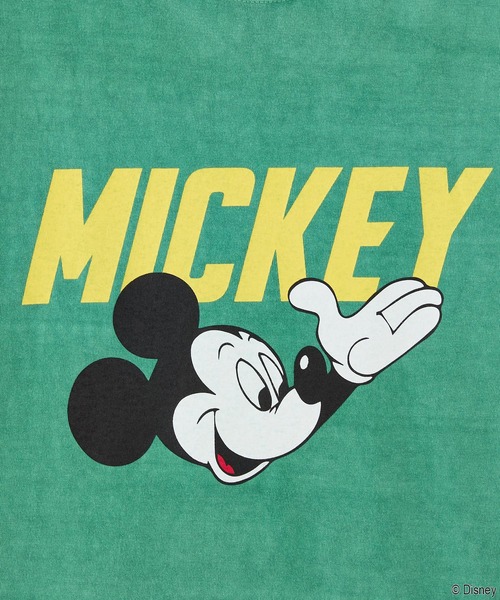 GOOD ROCK SPEED(グッドロックスピード)の「(GOOD ROCK SPEED)DISNEY/ S/S TEE(Tシャツ/カットソー・レディース・グリーン/グレー・ONE SIZE)」の5枚目の写真
