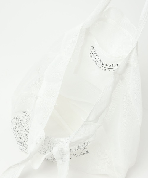 AMERICAN RAG CIE（アメリカンラグシー）の「【AMERICAN RAG CIE】メッシュショッピングバッグ（エコバッグ/サブバッグ・レディース・ブラック/ブルー/ホワイト・FREE）」の7枚目の写真