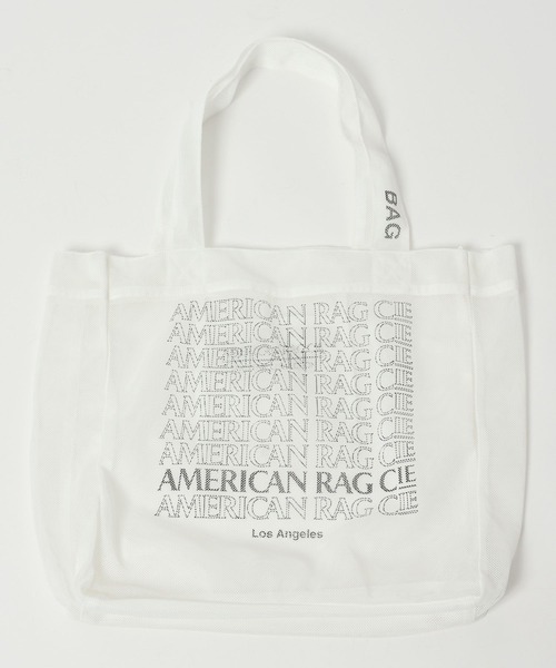 AMERICAN RAG CIE（アメリカンラグシー）の「【AMERICAN RAG CIE】メッシュショッピングバッグ（エコバッグ/サブバッグ・レディース・ブラック/ブルー/ホワイト・FREE）」の9枚目の写真
