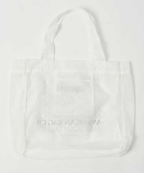 AMERICAN RAG CIE（アメリカンラグシー）の「【AMERICAN RAG CIE】メッシュショッピングバッグ（エコバッグ/サブバッグ・レディース・ブラック/ブルー/ホワイト・FREE）」の15枚目の写真