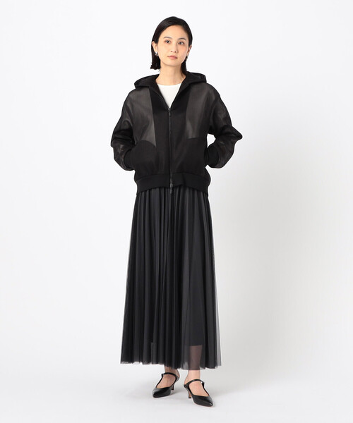 COMME CA（コムサ）の「シアーダンボール パーカ（パーカー・レディース・ブラック・9号）」の9枚目の写真