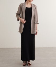earthy（アーシー）の「エコリッチニットキャミワンピース（ワンピース・メンズ）」