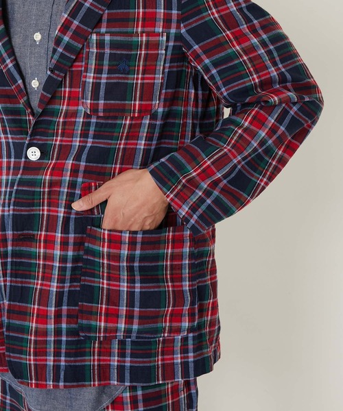 セットアップ】Brooks Brothers 別注 マドラスチェック ジャケット