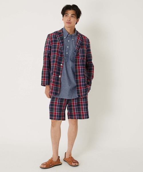 セットアップ】Brooks Brothers 別注 マドラスチェック ジャケット