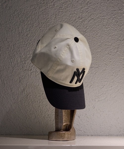 AMERICAN NEEDLE(アメリカンニードル)の「【AMERICAN NEEDLE】 LA/NY LOGO BASEBALL CAP(キャップ・レディース・オフホワイト/ブラック/ベージュ・FREE)」の2枚目の写真