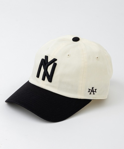 AMERICAN NEEDLE(アメリカンニードル)の「【AMERICAN NEEDLE】 LA/NY LOGO BASEBALL CAP(キャップ・レディース・オフホワイト/ブラック/ベージュ・FREE)」の10枚目の写真