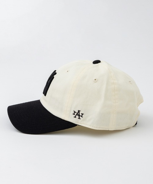 AMERICAN NEEDLE(アメリカンニードル)の「【AMERICAN NEEDLE】 LA/NY LOGO BASEBALL CAP(キャップ・レディース・オフホワイト/ブラック/ベージュ・FREE)」の9枚目の写真