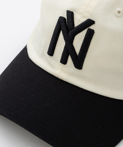 AMERICAN NEEDLE(アメリカンニードル)の「【AMERICAN NEEDLE】 LA/NY LOGO BASEBALL CAP(キャップ・レディース・オフホワイト/ブラック/ベージュ・FREE)」の5枚目の写真