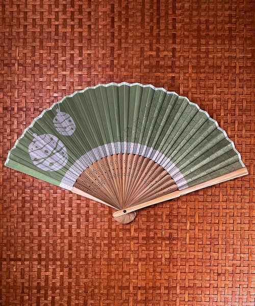 6C11 和モダン扇子 竹軸和柄 扇子 花火 金魚 ヨーヨー 向日葵