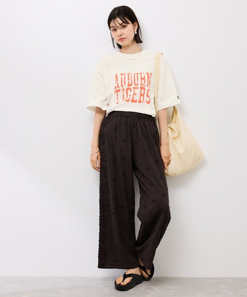 DISCUS ATHLETIC(ディスカス アスレチック)の「【DISCUS ATHLETIC/ディスカスアスレチック】オーバーサイズU.S.カレッジTシャツ(Tシャツ/カットソー・レディース・チャコールグレー/ホワイト系その他2/ホワイト/ネイビー・38)」の19枚目の写真