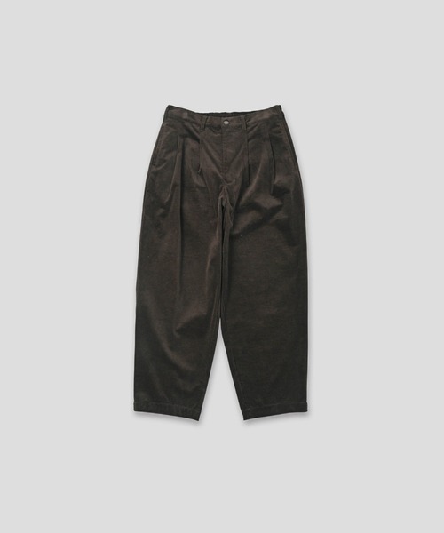 KELEN MENS / ケレン メンズ」2TUCK COCOON CORD TROUSER