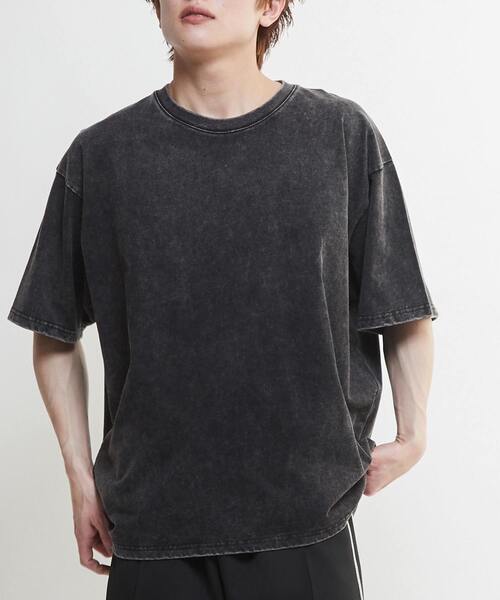 CONVERSE TOKYO（コンバーストウキョウ）の「CHEMICAL WASH STAR★PATCH TEE（Tシャツ/カットソー・メンズ・スミクロ/パープル/ピンク・SMALL/MEDIUM）」の6枚目の写真