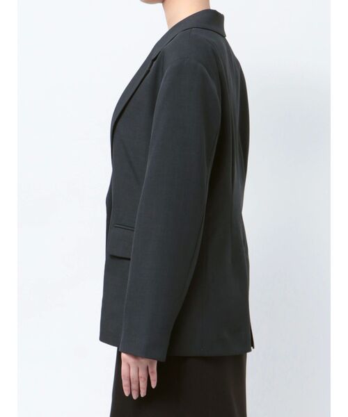 LAGUNAMOON(ラグナムーン)の「【追加生産】LADYスタンダードジャケット 結婚式 お呼ばれ(テーラードジャケット・レディース・チャコールグレー/ベージュ・FREE)」の11枚目の写真