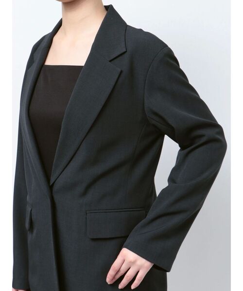 LAGUNAMOON(ラグナムーン)の「【追加生産】LADYスタンダードジャケット 結婚式 お呼ばれ(テーラードジャケット・レディース・チャコールグレー/ベージュ・FREE)」の14枚目の写真