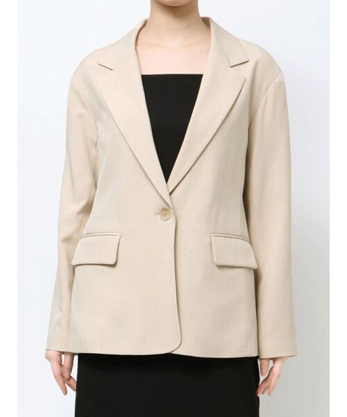 LAGUNAMOON(ラグナムーン)の「【追加生産】LADYスタンダードジャケット 結婚式 お呼ばれ(テーラードジャケット・レディース・チャコールグレー/ベージュ・FREE)」の22枚目の写真
