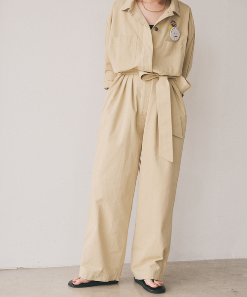 PAYDAY(ペイデイ)の「【PAY・DAY× ABEMORI】 ジャンプスーツ(つなぎ/オールインワン・レディース・ベージュ/ネイビー・36/38)」の13枚目の写真