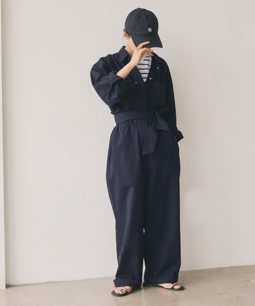 新品　PAY DAY オールインワン　白　つなぎ　ジャンプスーツ　送料込み セール】【PAYDAY/ペイデイ】 ジャンプスーツ（つなぎ